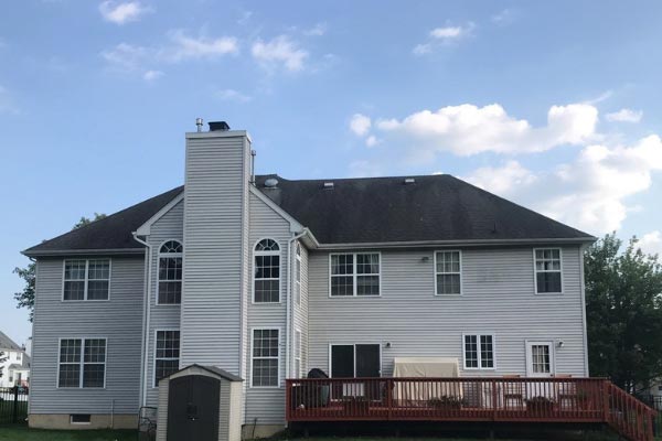 Before angle view of house