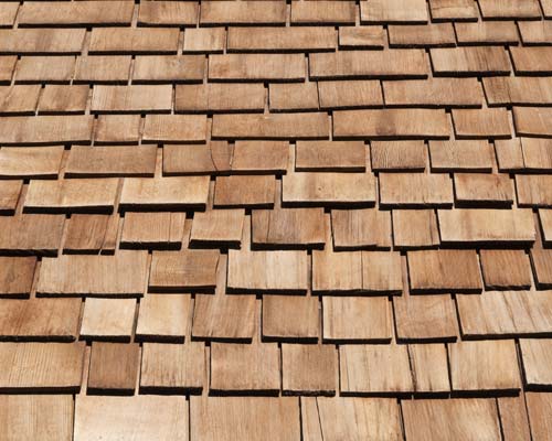 Cedar roof